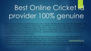 Online Betting Id