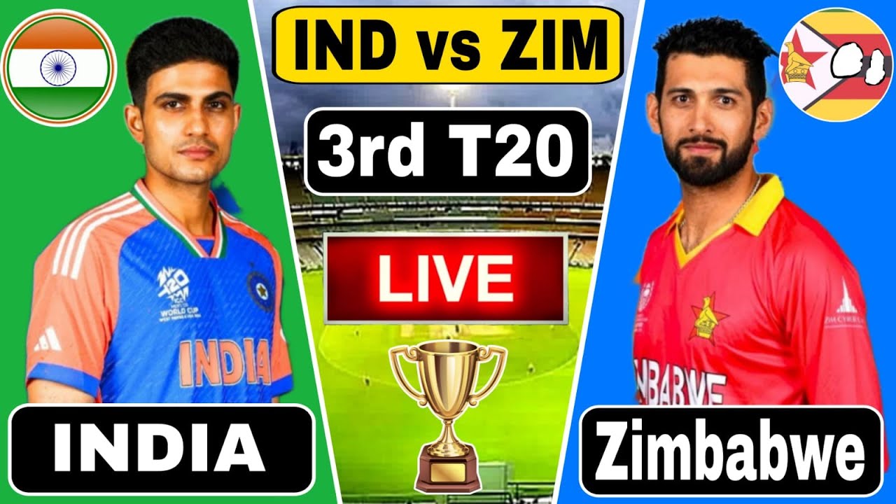 India vs Zimbabwe || Match No. 3 || Harare Cup 2024 || Who Will Win